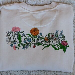 Wrangler Floral Crewneck “Wild by Nature”